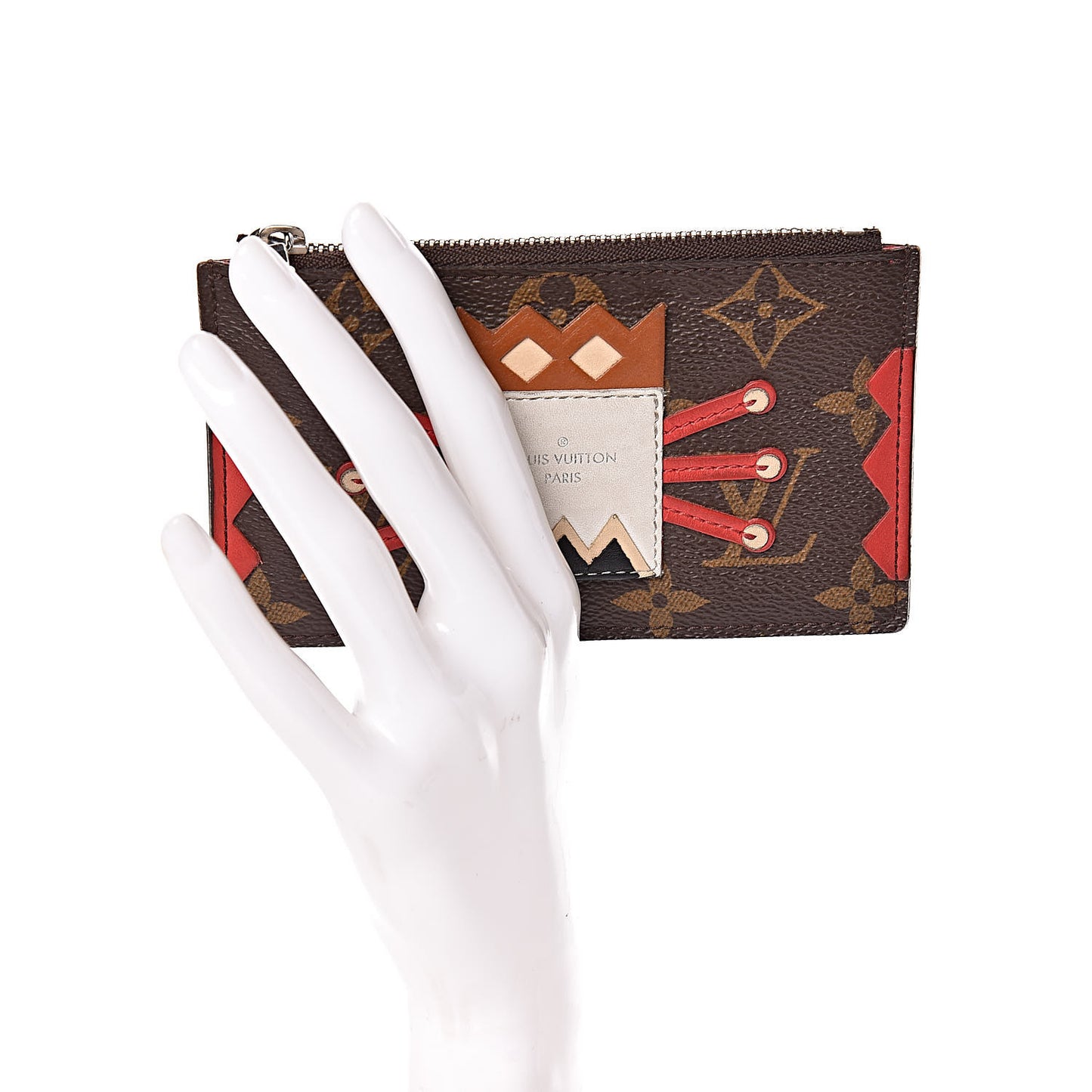 Monogram Tribal Key Pouch