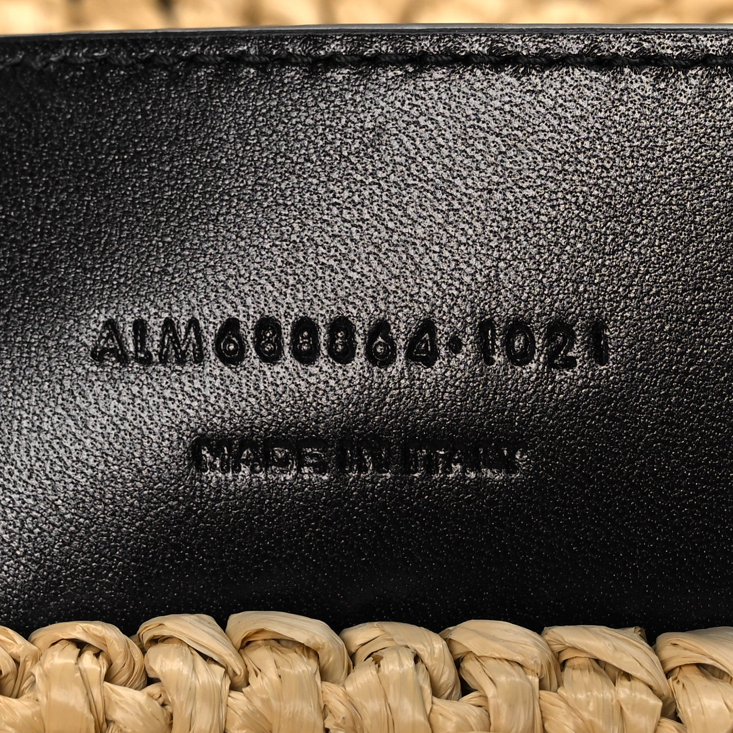 Saint Laurent Raffia Rive Gauche Tote Natural 7 of 10