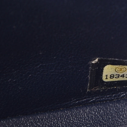 Chanel Caviar Quilted Mini Square Flap Navy 7 of 8