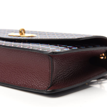 Mulberry Saffiano Multi Dots Small Darley Satchel Dark Moss 7 of 9