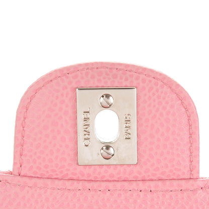 Chanel Caviar Quilted Medium Double Flap Pink 6 of 8