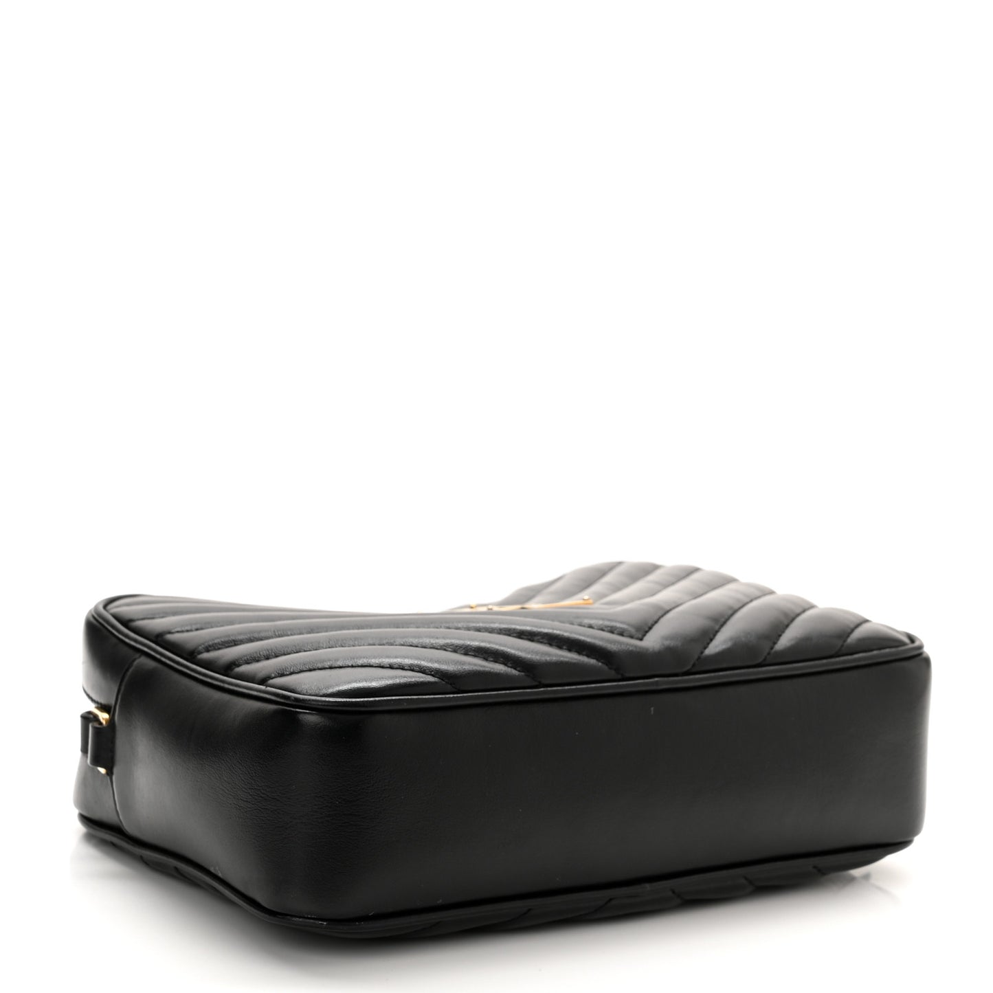 Calfskin Matelasse Monogram Lou Camera Bag Black