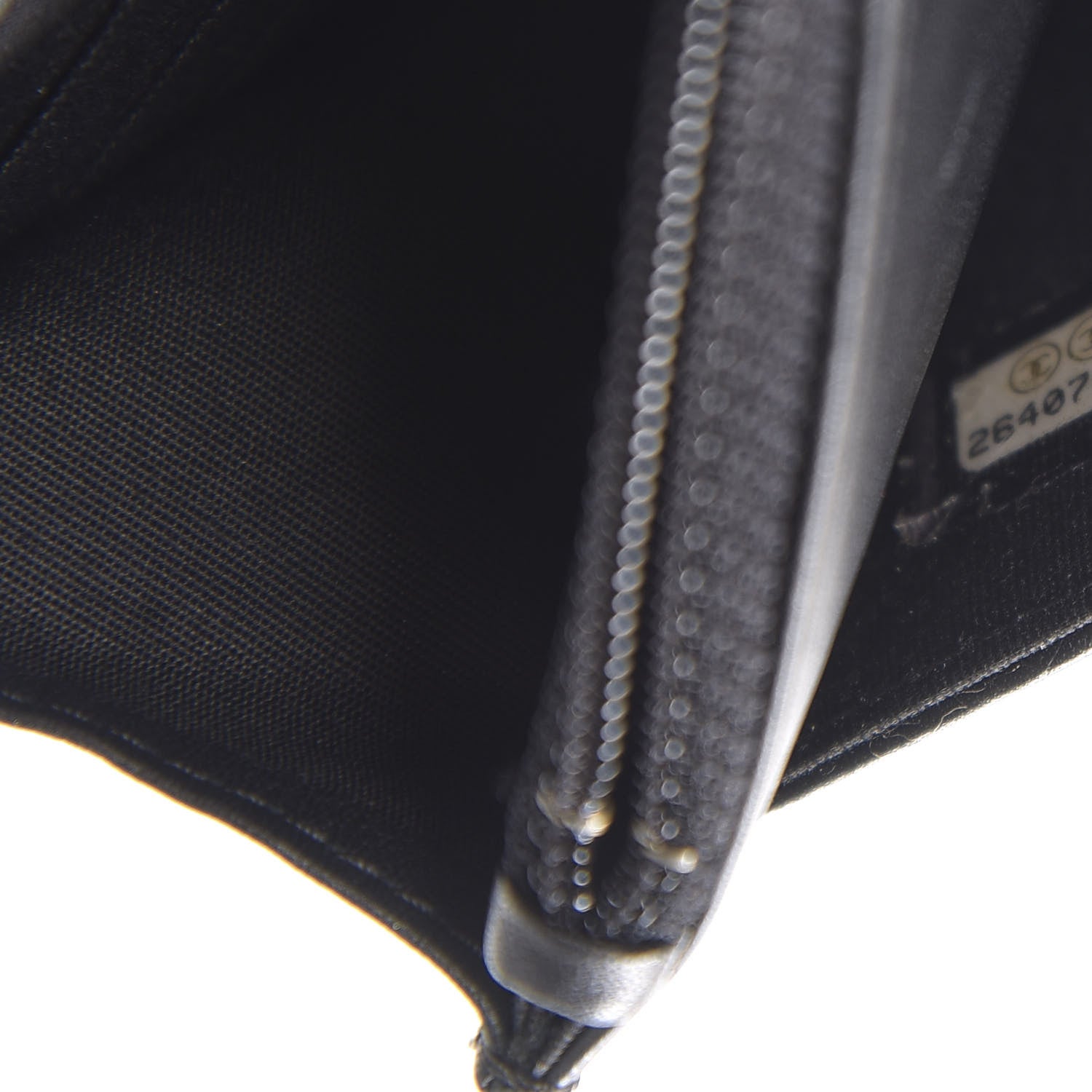 Chanel Calfskin Quilted Boy Wallet On Chain WOC Black 12 of 14