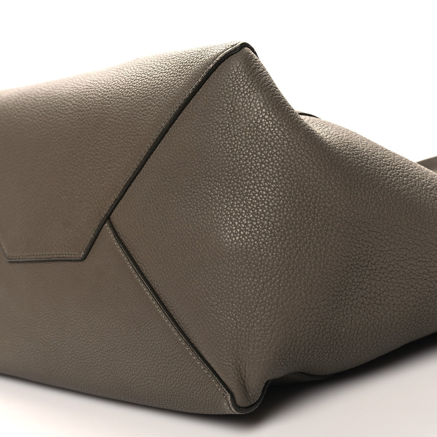 Celine Soft Grained Calfskin Small Belt Cabas Phantom Taupe 9 of 10