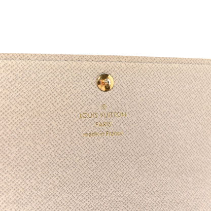 Louis Vuitton Monogram Dentelle Sarah Wallet Silver 6 of 7
