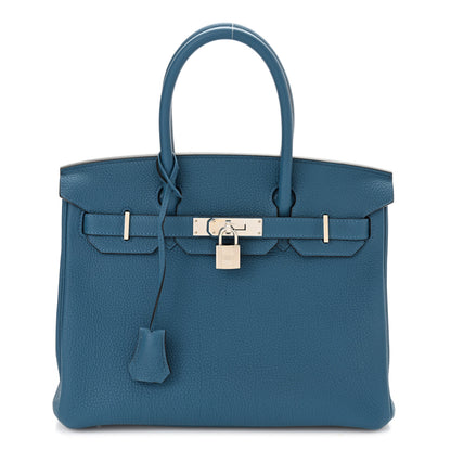 Hermes Togo Birkin 30 Cobalt 1 of 15