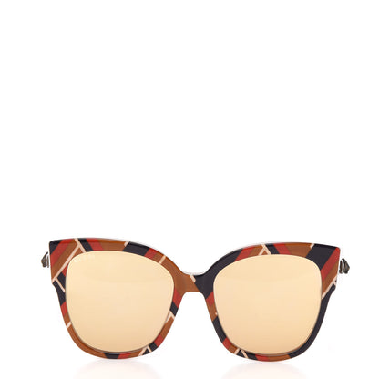 Gucci Acetate Square Frame Sunglasses GG0059S Multicolor 2 of 7