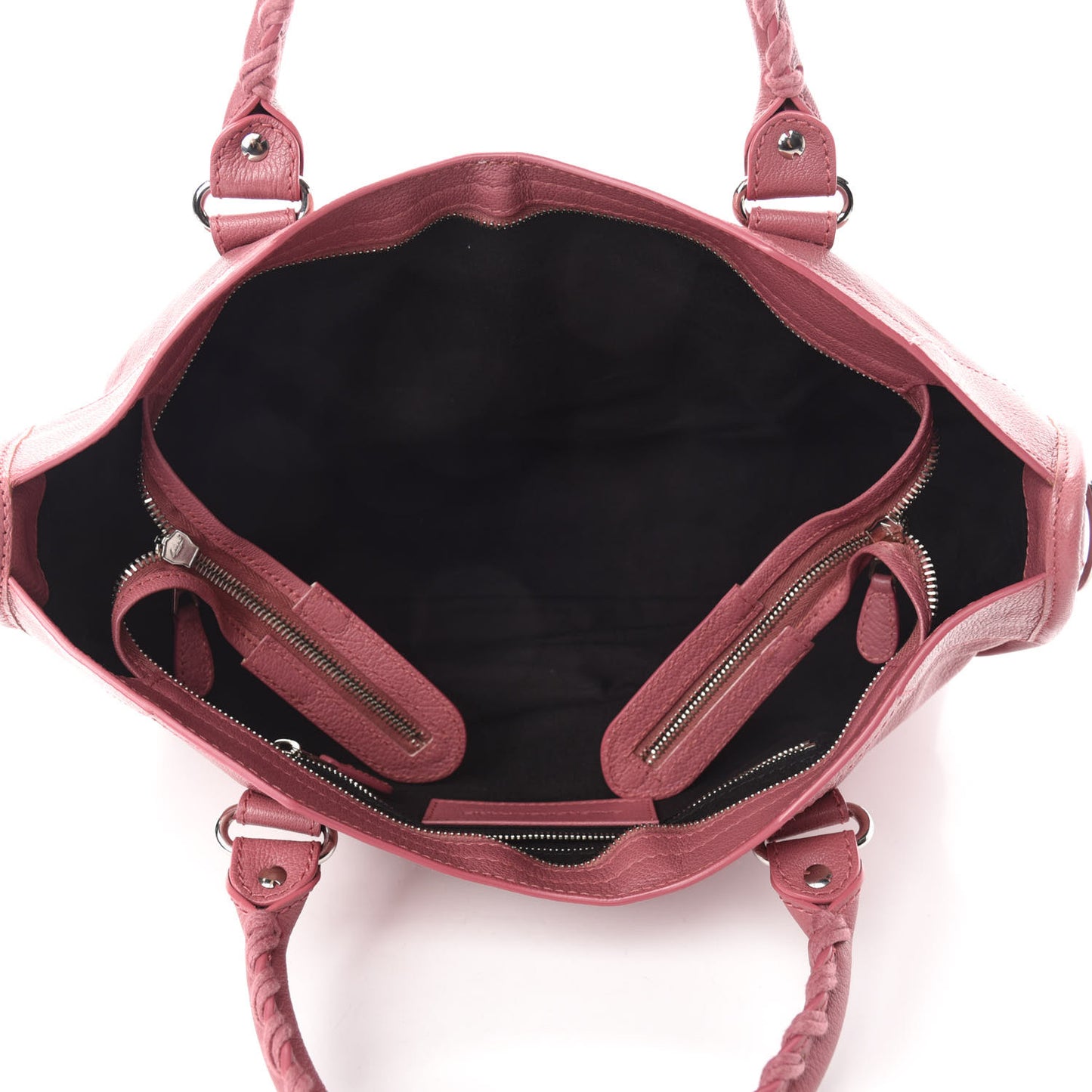 Chevre Hamilton Giant 12 Silver Hardware City Rose Bruyere