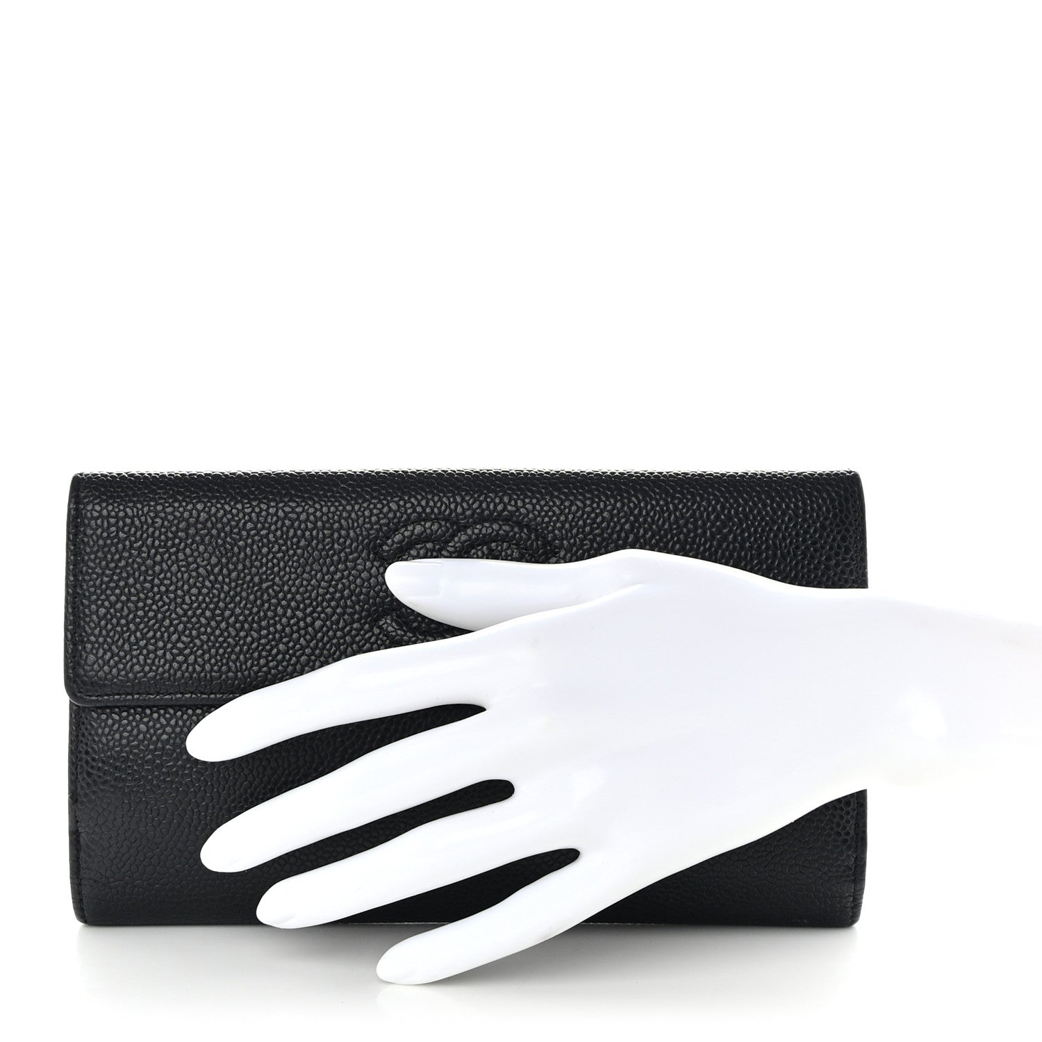 Chanel Caviar Timeless CC French Long Wallet Black 2 of 19