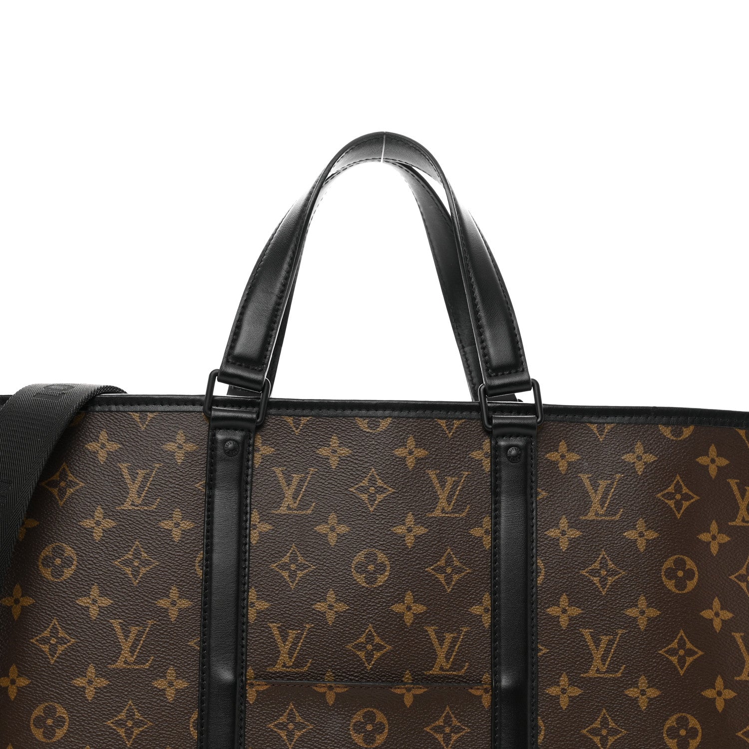 Louis Vuitton Monogram Macassar Weekend Tote GM 5 of 11