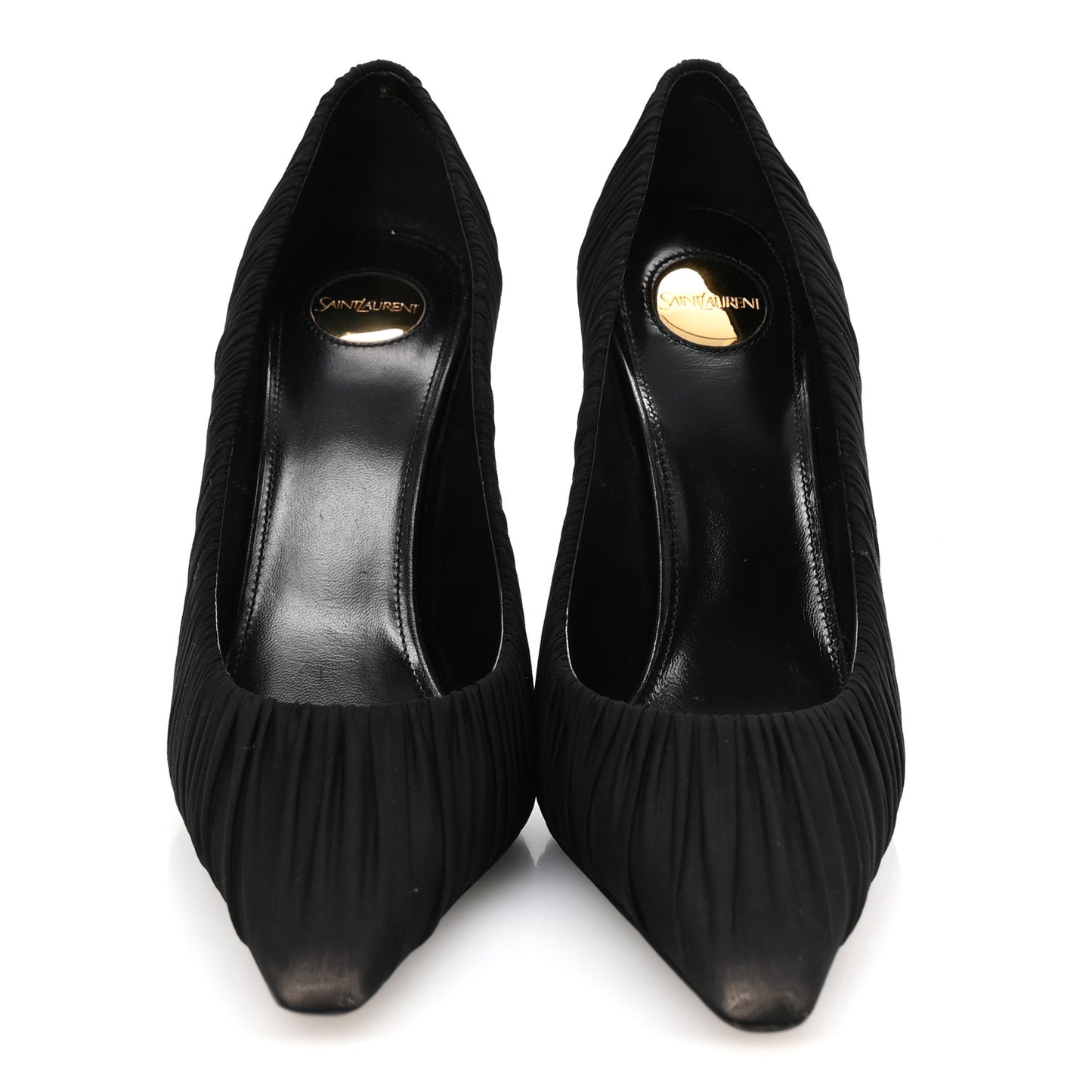 Ruched Jersey Doville 110 Pump 38.5 Black Innocent Nude