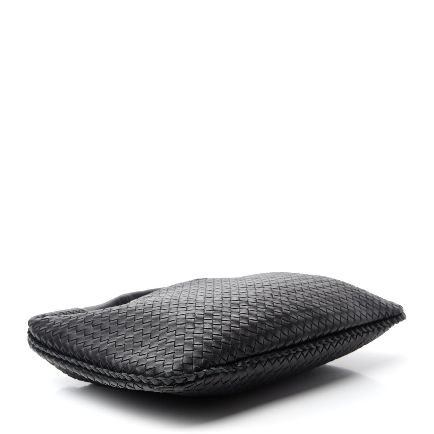 Nappa Intrecciato Large Veneta Hobo Black