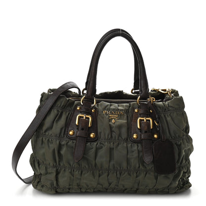 Prada Tessuto Nylon Gaufre Tote Fumo 1 of 10