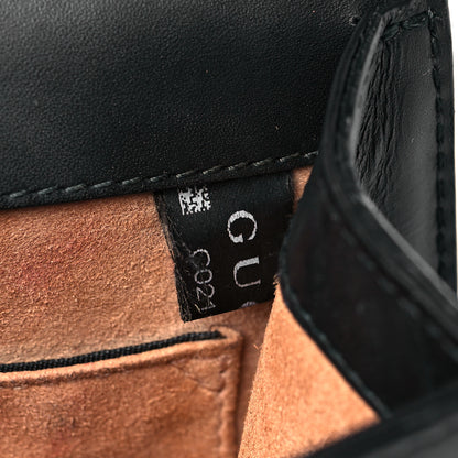 Gucci Calfskin Mini Sylvie Chain Shoulder Bag Black 8 of 13