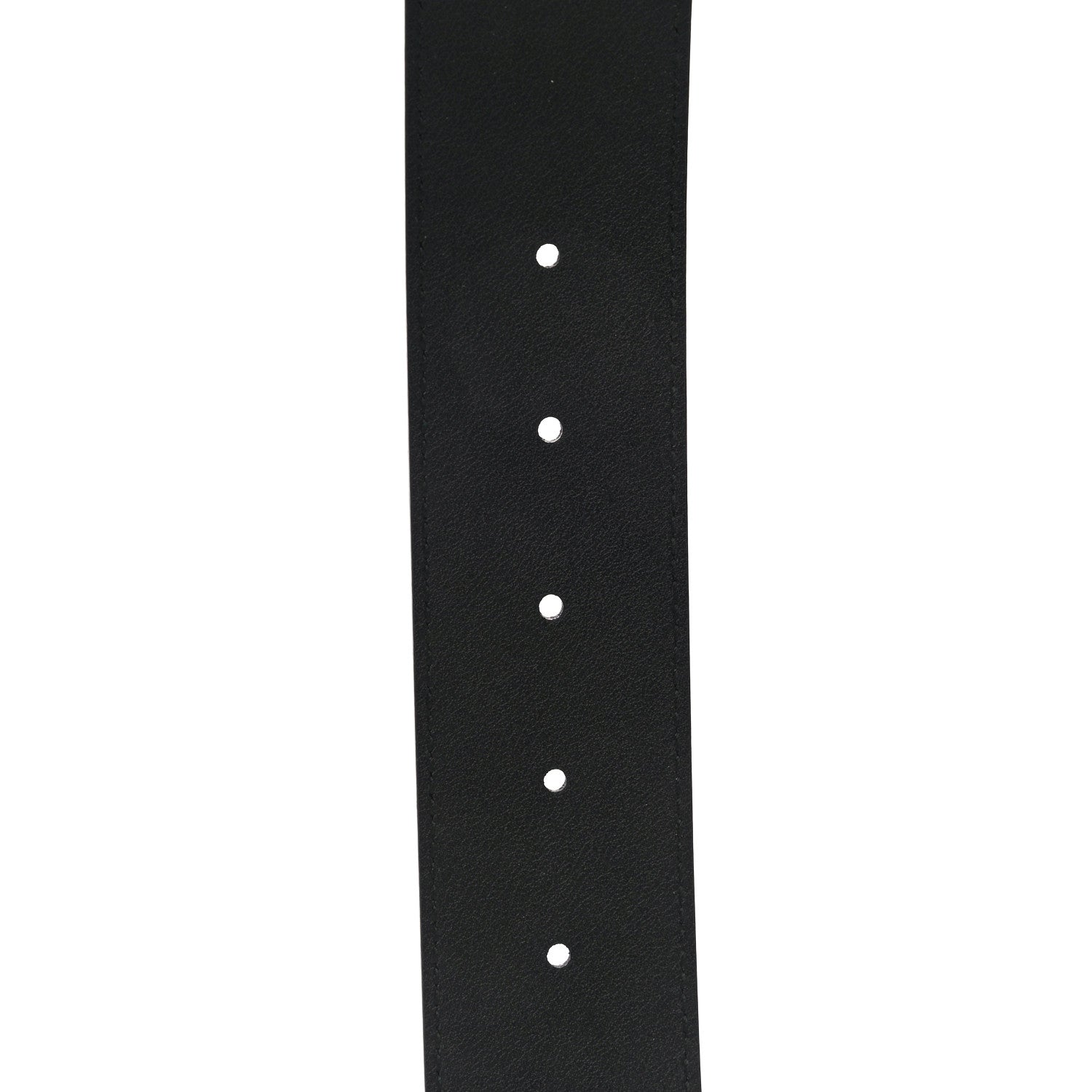 Gucci Textured Calfskin Double G 40mm Belt 80 32 Black 5 of 6