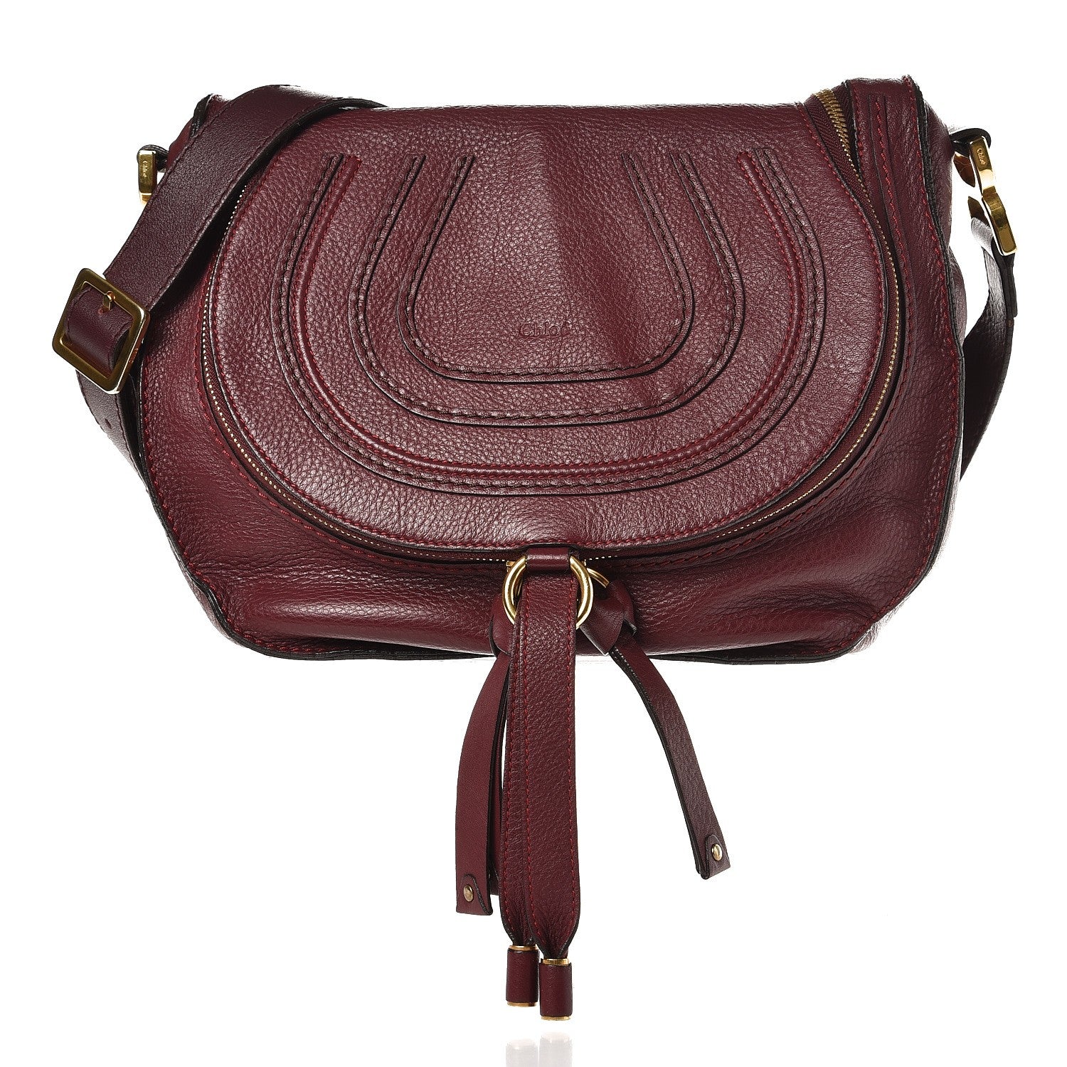 Chloe Calfskin Medium Marcie Crossbody Bag Plum Purple 1 of 11
