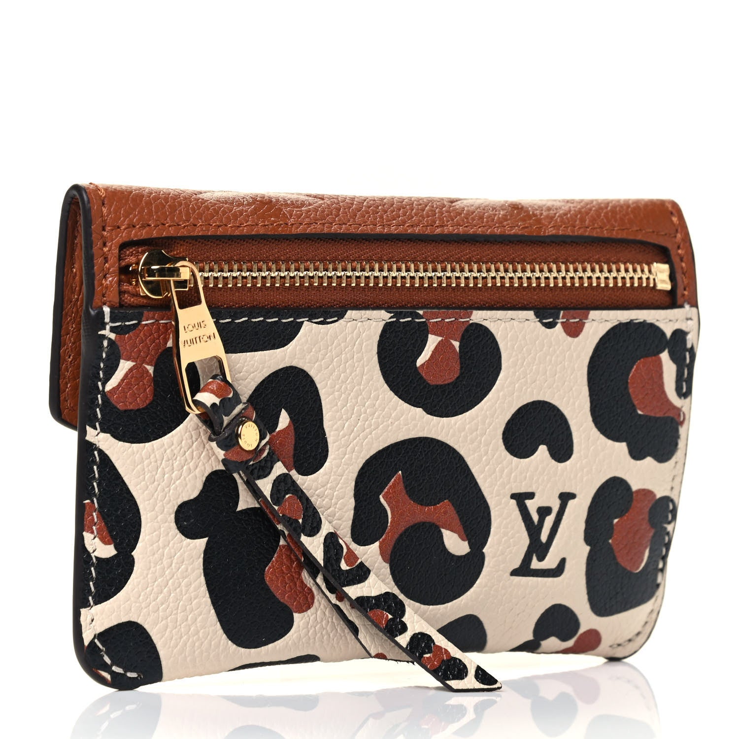 Louis Vuitton Empreinte Monogram Giant Wild At Heart Key Pouch Caramel 2 of 4