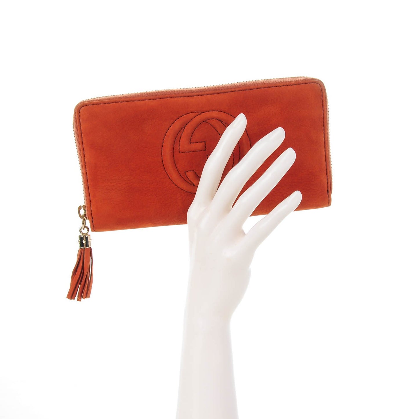 Vitello Range Soho Zip Around Wallet Old Whisky