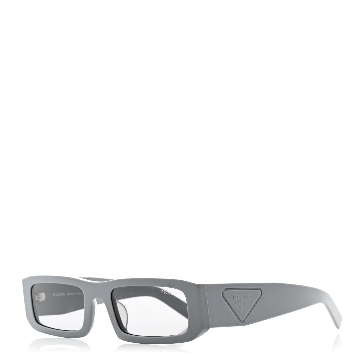 Acetate Rectangular Sunglasses SPR D09-D Matte Cement