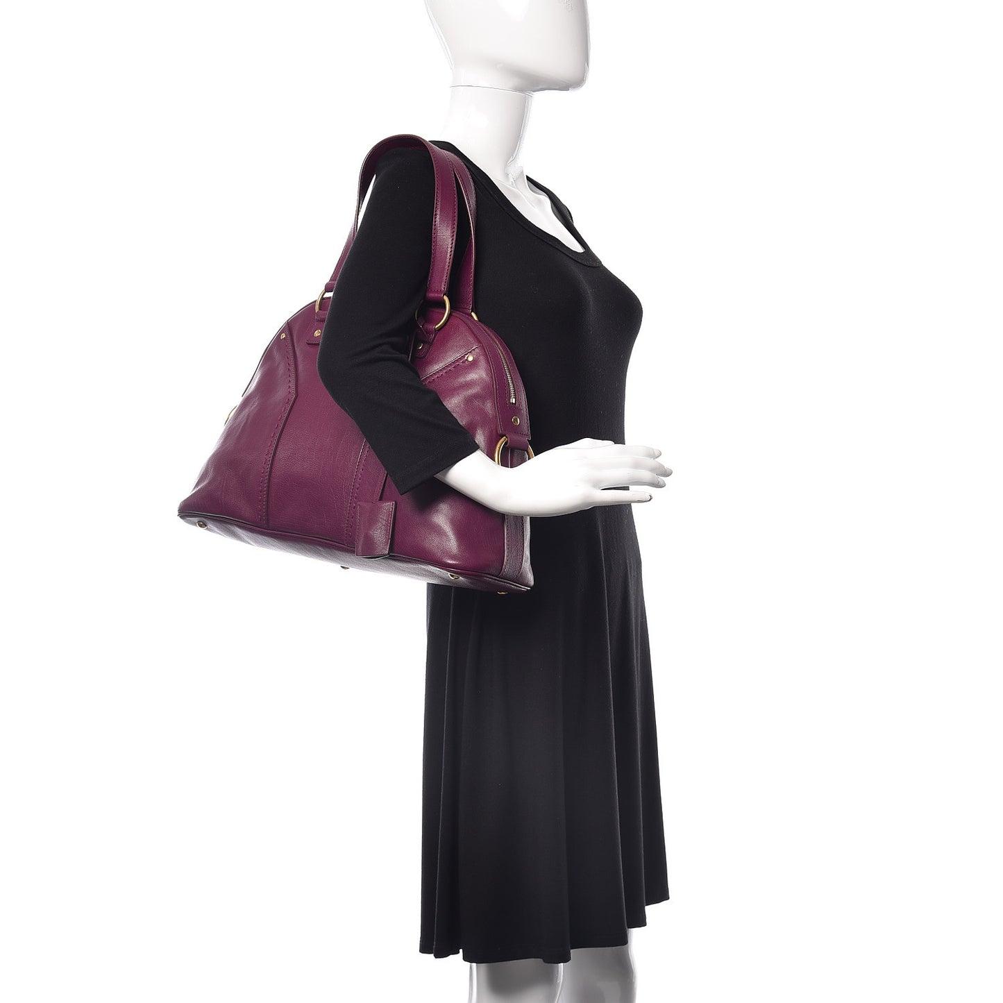 Calfskin Large Muse Magenta