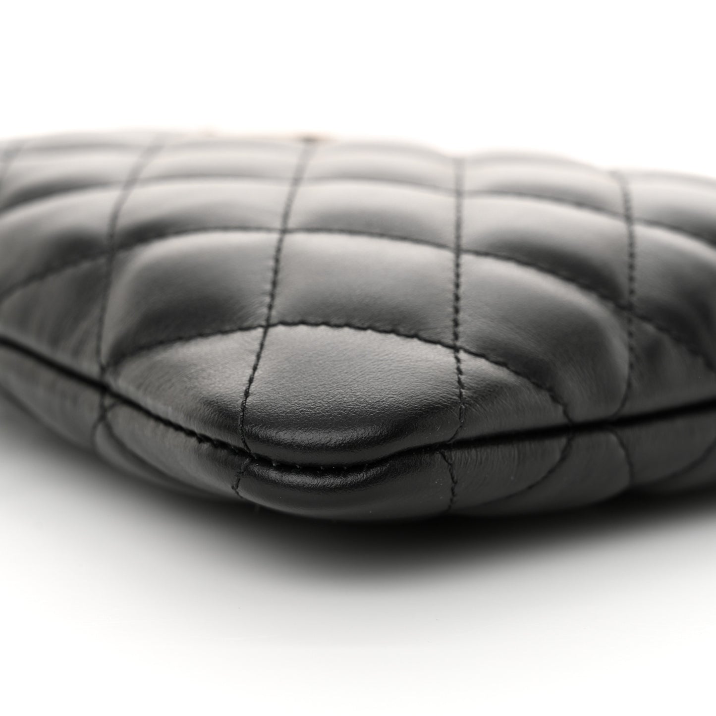 Lambskin Quilted Crossbody Bag Black