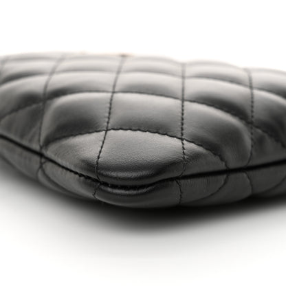 Chanel Lambskin Quilted Crossbody Bag Black 9 of 10