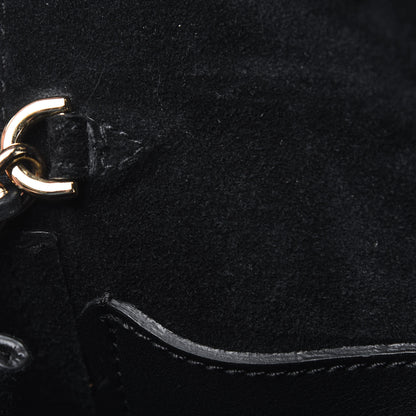 Mulberry Smooth Calfskin Mini Cecily Flower Lock Crossbody Bag Black 9 of 15