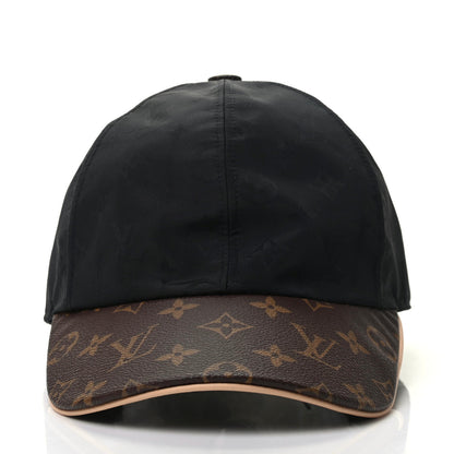 Louis Vuitton Polyester Silk Monogram LV Get Ready Cap M Black 3 of 8