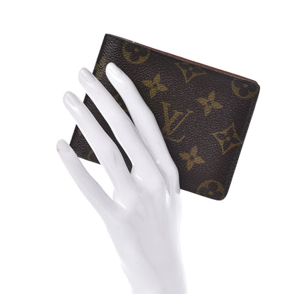 Louis Vuitton Monogram Mens Porte-Billets 3 Card Billfold Wallet 2 of 13