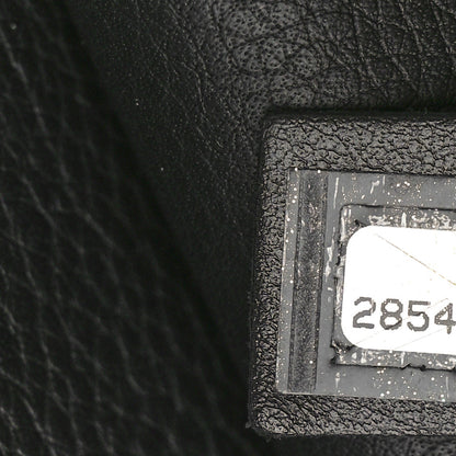 Chanel Bullskin Stitched Medium Shopping Bag Black 7 of 9