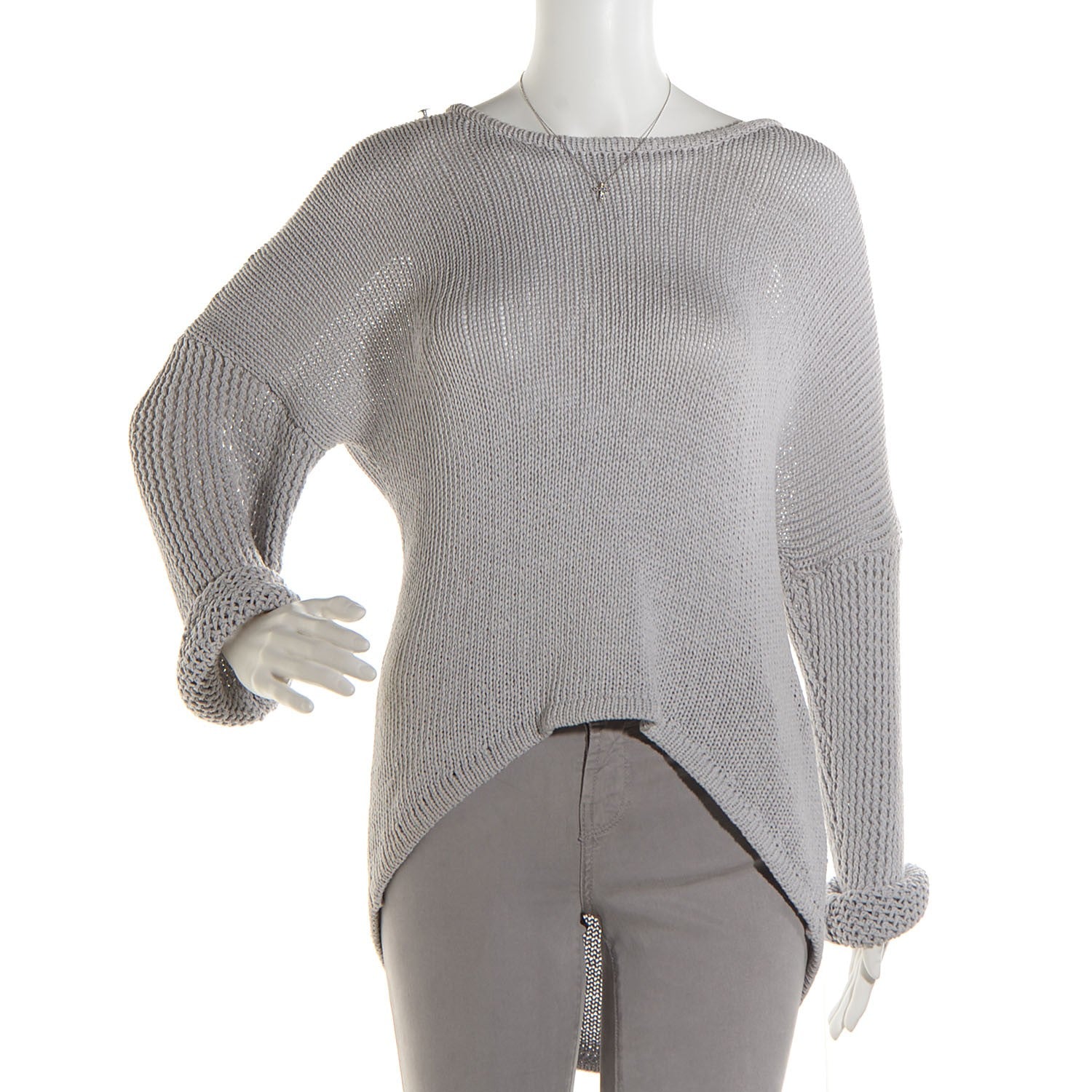 Tiffany Platinum Diamond Small Cross Pendant Necklace 2 of 7