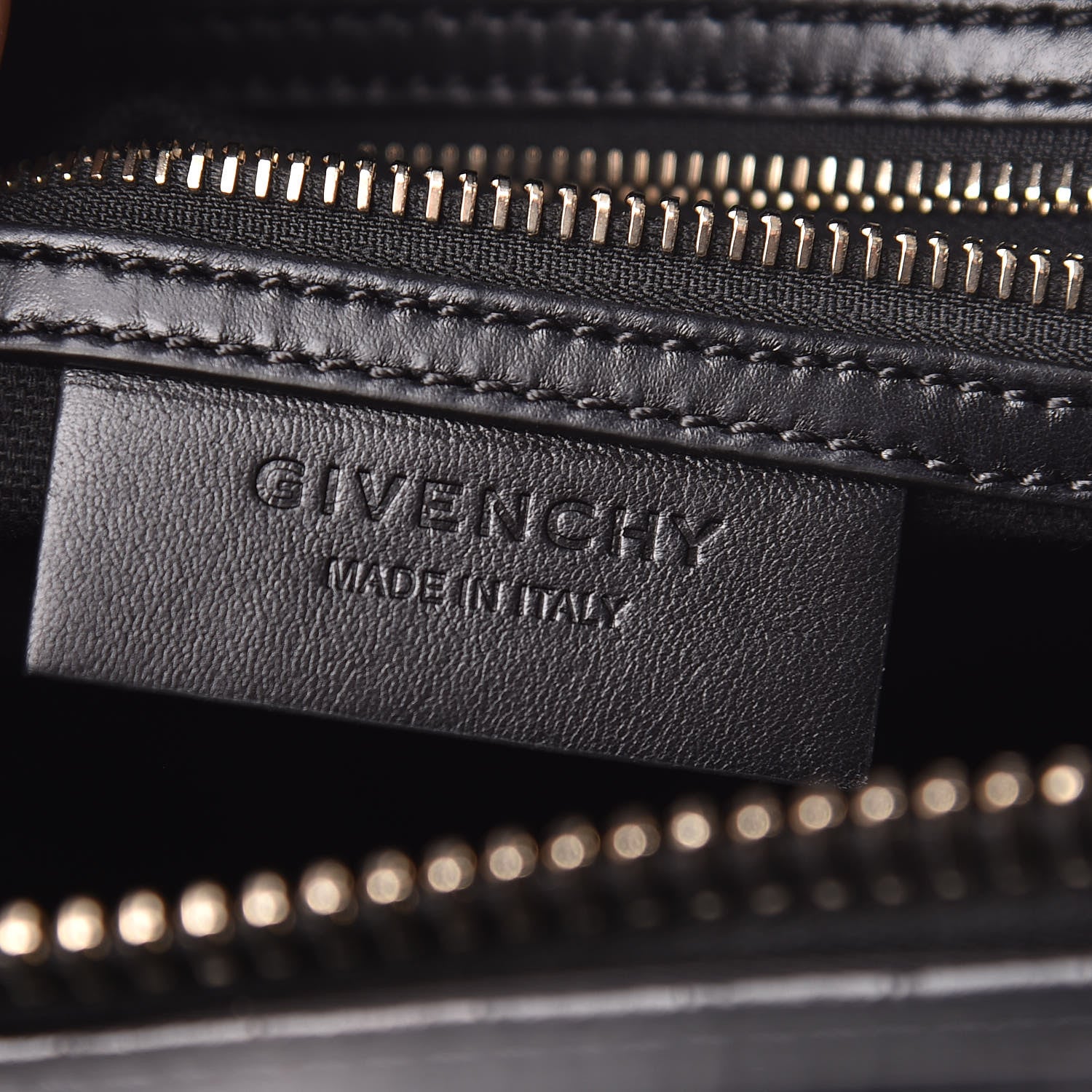 Givenchy Calfskin Crocodile Embossed Small Antigona Black 8 of 10
