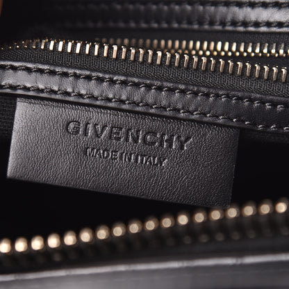 Givenchy Calfskin Crocodile Embossed Small Antigona Black 8 of 10