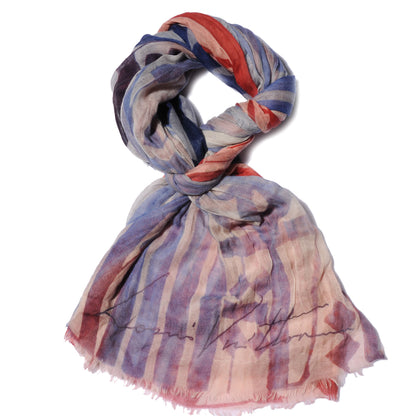 Louis Vuitton Retna Cashmere Silk Scarf Grey 1 of 7