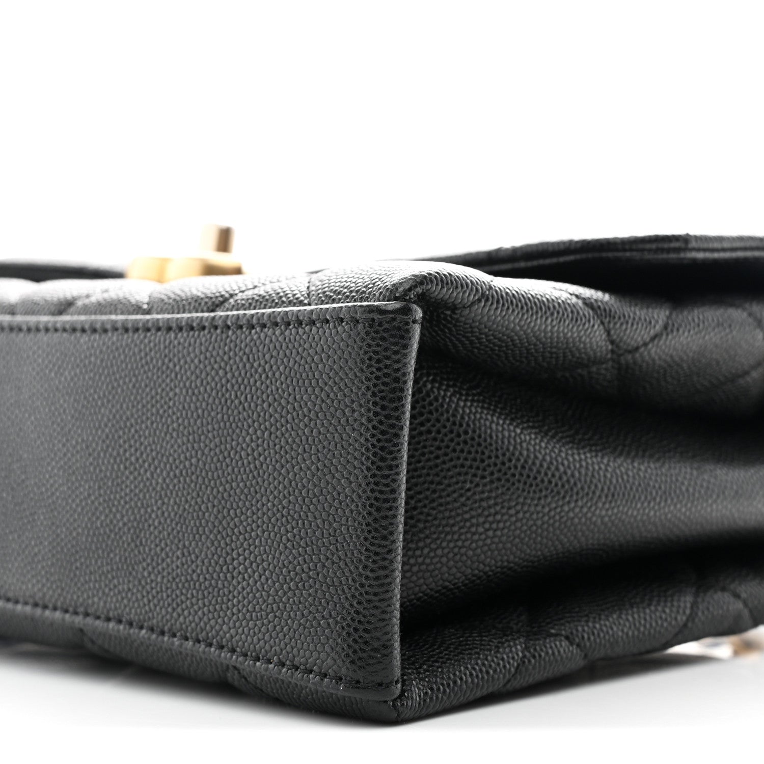 Chanel Caviar Quilted Medium Carry Me Top Handle Flap Black 10 of 11
