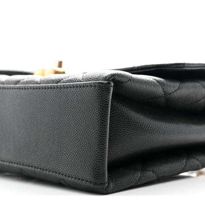 Chanel Caviar Quilted Medium Carry Me Top Handle Flap Black 10 of 11