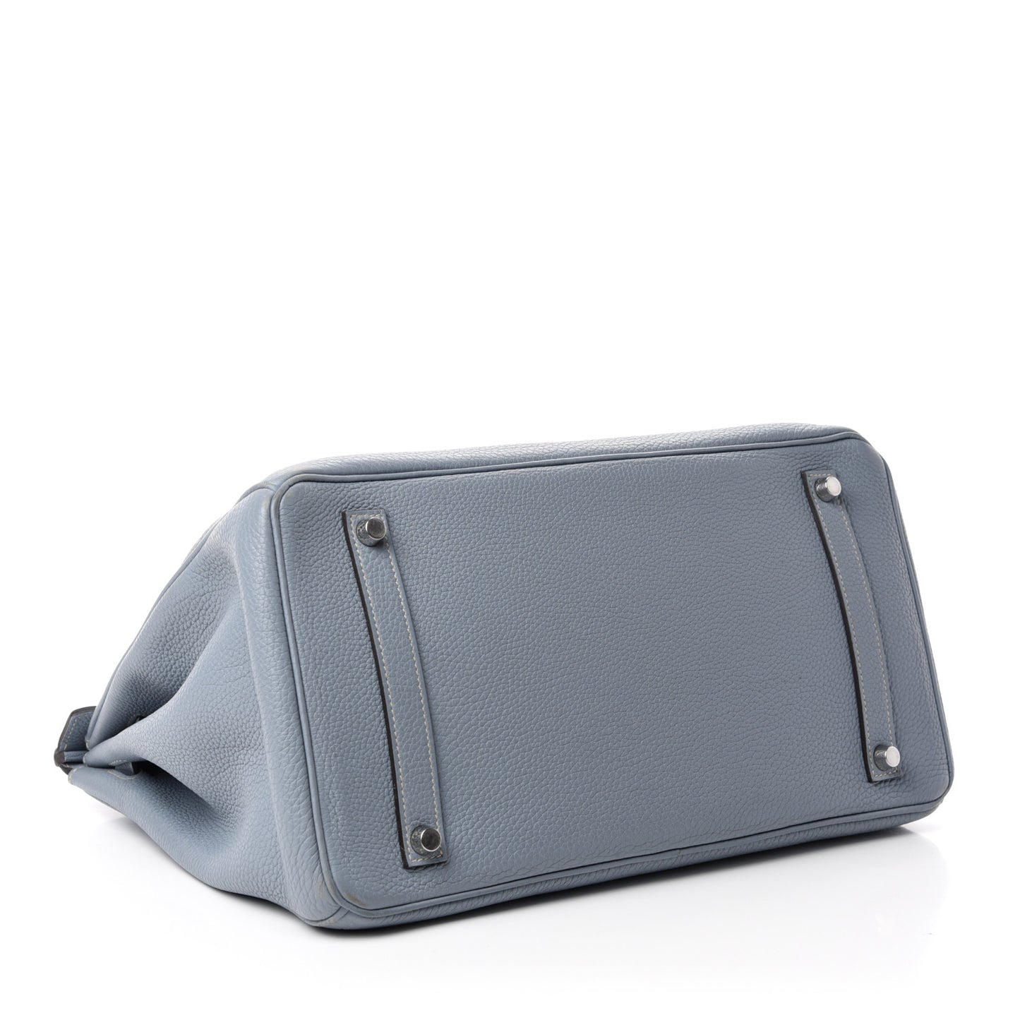 Togo Birkin 35 Bleu Lin