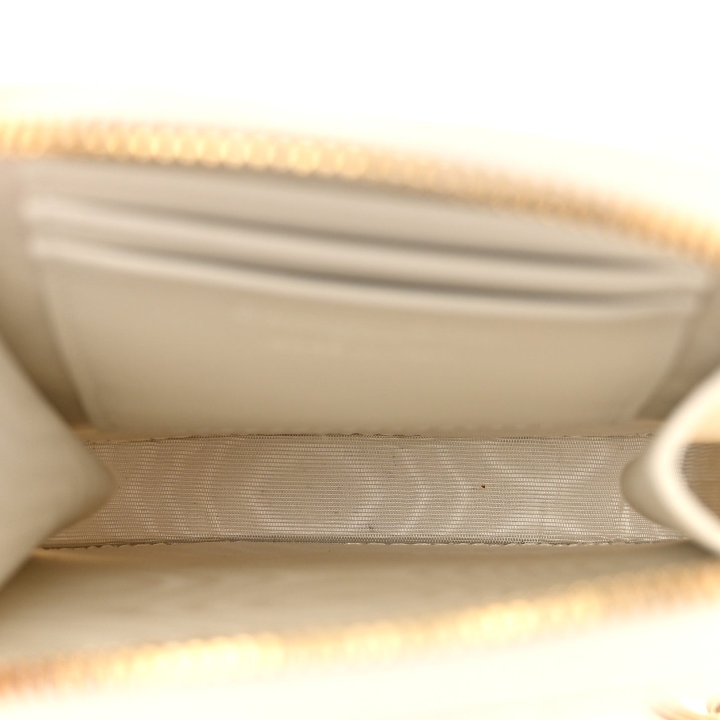 Lambskin Cannage Lady Dior Phone Holder Latte