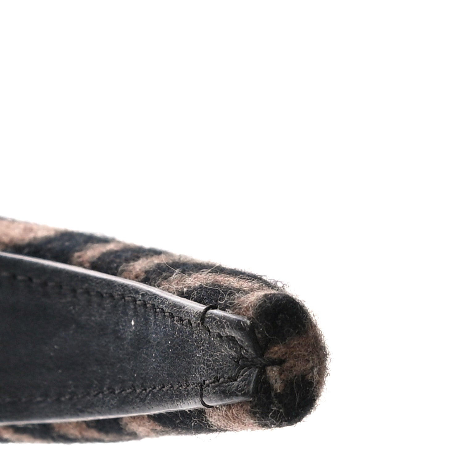 Fendi Wool Cashmere FF Logo Headband Tobacco 6 of 7