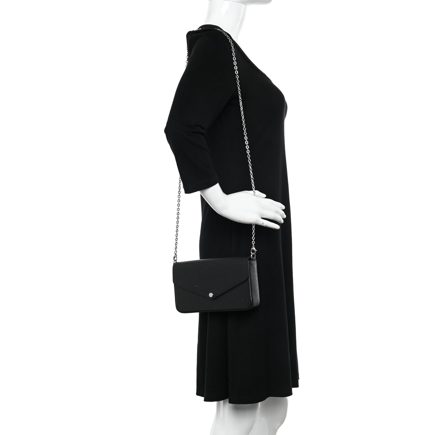 Epi Pochette Felicie Black