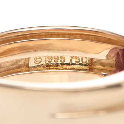 Tiffany 18K Yellow Gold Pink Tourmaline Atlas Ring 55 7.5 5 of 12