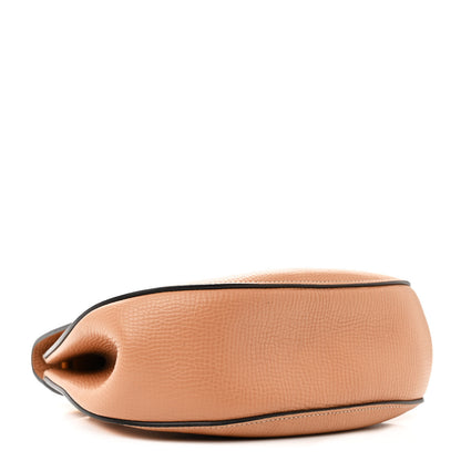 Chloe Grained Calfskin Lambskin Medium Bi-Color Drew Shoulder Bag Wet Sand Sunflower 4 of 15