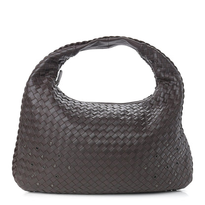 Bottega Veneta Nappa Intrecciato Studded Medium Veneta Hobo Ebano 1 of 10