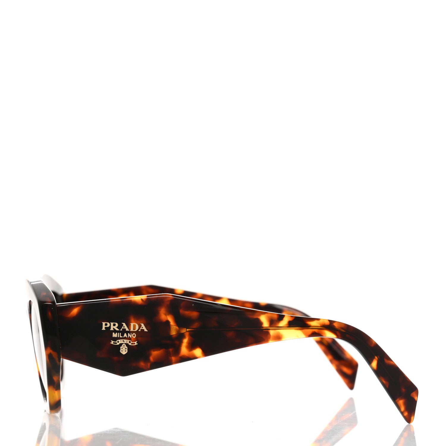 Prada Acetate Symbole Sunglasses SPR 07Y Brown 3 of 8