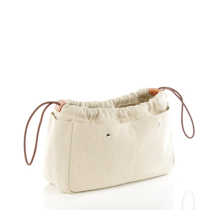 Hermes Canvas Barenia Fourbi 25 MM Pouch Naturel Fauve 3 of 8