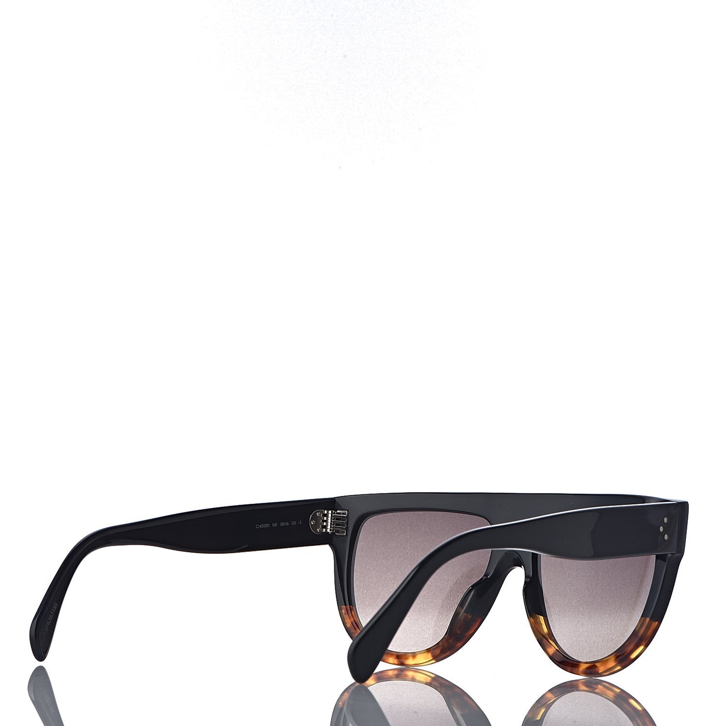 Acetate Aviator Sunglasses CL 40001I Black Havana