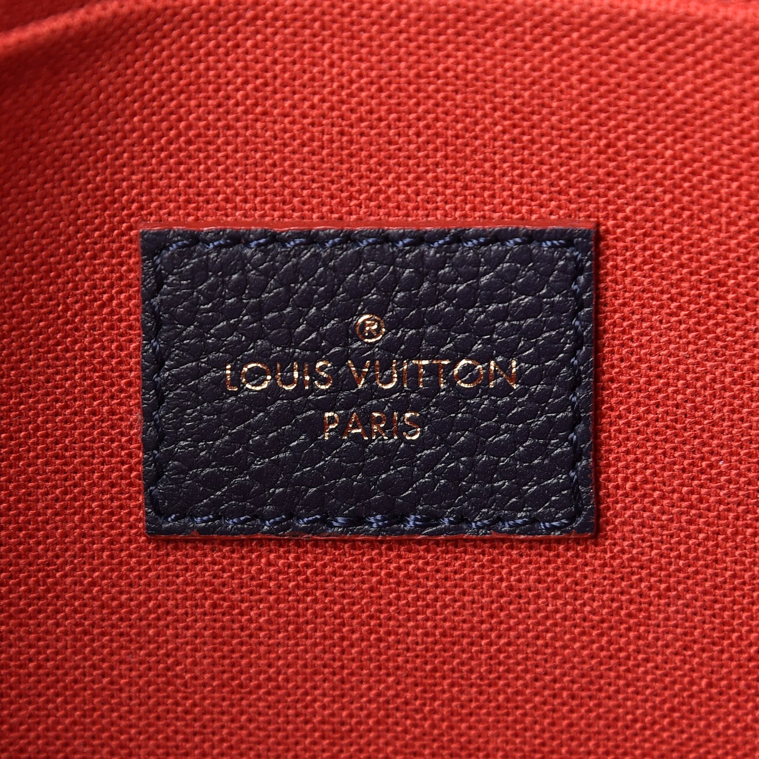 Louis Vuitton Empreinte Pochette Felicie Chain Wallet Marine Rouge 8 of 12