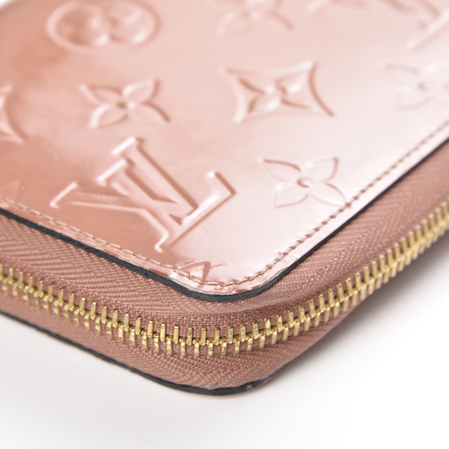 Louis Vuitton Vernis Zippy Wallet Rose Velours 11 of 12