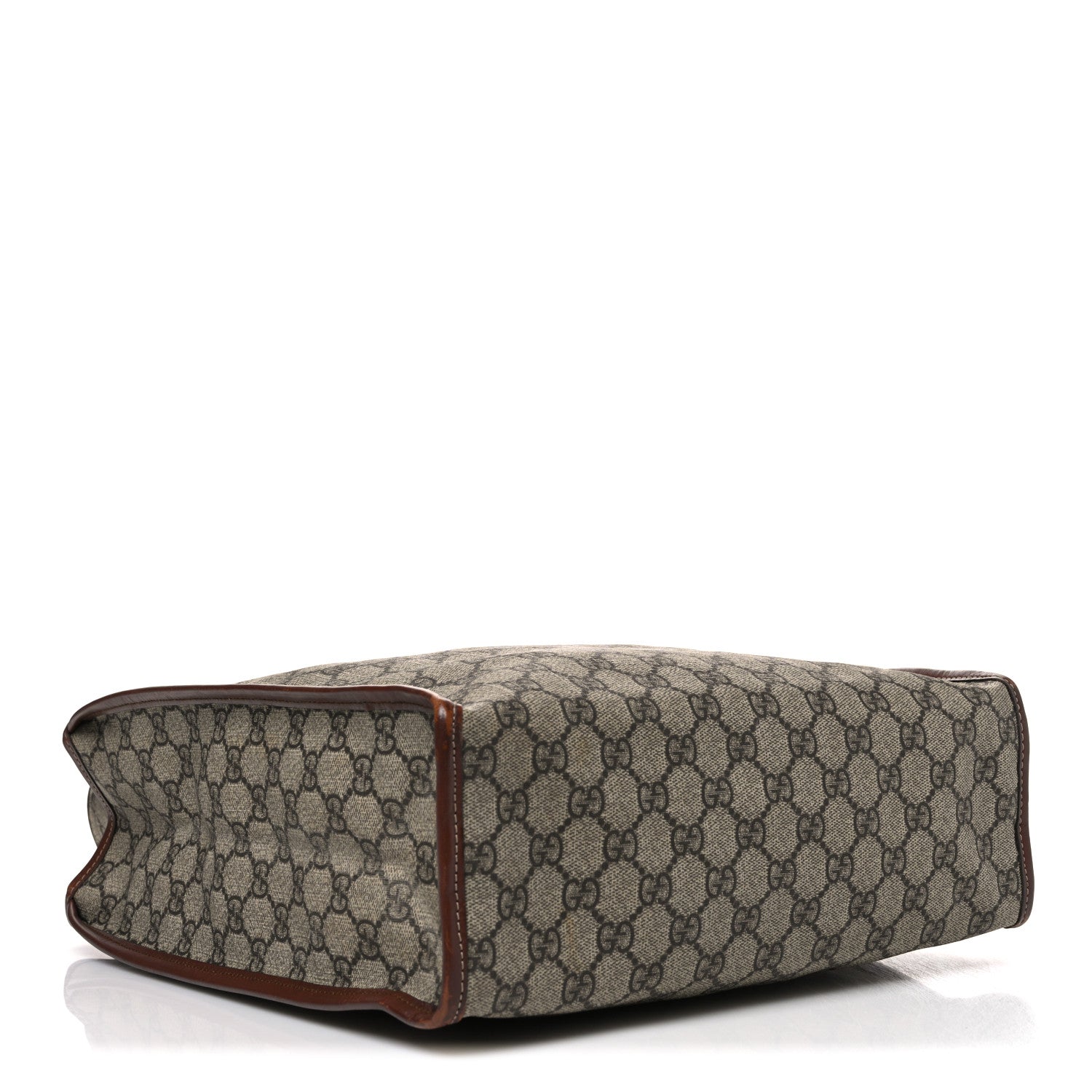 Gucci GG Plus Monogram Small Signature Web Loop Vertical Tote Light Brown 4 of 10