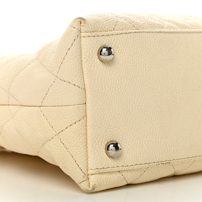 Chanel Caviar Quilted French Riviera Hobo Beige 9 of 12